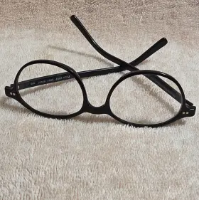 50017 Polo Ralph Lauren Unisex Full Rim Plastic Eyeglasses Frames Black Solid 50-17