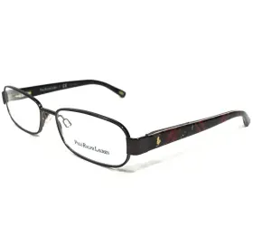 46-14-125 Polo Ralph Lauren 8028-104 Kids Eyeglasses Frames 8028 104 Brown Red Plaid Arms