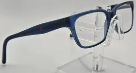 48-15-125 Polo Ralph Lauren 8524 Blue Eyeglasses Frames Red Pony Logo K9