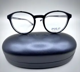 Polo Ralph Lauren Ph2252 Eyeglasses 6026 Shiny Black On Crystal Size 50-20-140