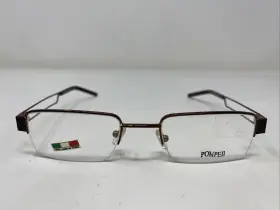 48-18-140 Pompeii Eyewear P370 Italy 587 Dark Brown Eyeglasses Frame Zk71