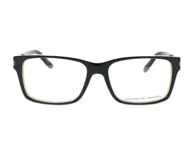 Porsche 046901729936 Design Frame - Pft8249-a Black And Beige Rx Eyeglasses