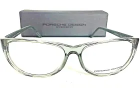 Porsche Design P8246 New P 8246 B 56mm Clear Cat Eye Eyeglasses Frame Italy
