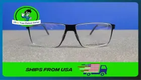 Porsche Design P8308-a New Original Black Full Rim Eyeglasses
