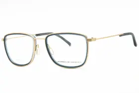 P8365b Porsche P8365 B Eyeglasses Gold Gray Frame 53mm