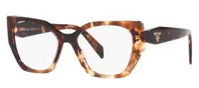 07r1o1 Prada Pr 18wv Caramel Tortoise Plastic Fashion Eyeglasses 54mm