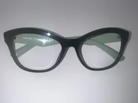 0pr-29rv Prada Pre-owned Pr 29rv Brown Havana Frame/composite Lens Womens Cat Eyeglasses