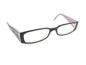 Prada 3ax-1o1 Vpr 10f Black Pink Eyeglasses Frames 53-16 135 Italy Men Women
