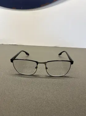 55-19-145 Prada 489-1o1 Eyeglasses Frames Only Vps 50l Black Metal Italy