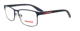 50pv-tfy1o1 Prada Linea Rossa Ps 50pv Tfy1o1 Blue Rubber Demo Lens 55 Mm Mens Eyeglasses