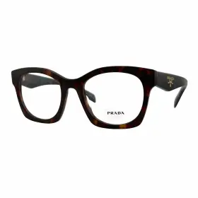 18z-1o1 Prada C260070 Pr A05v Brown Eyeglasses Frames 52mm 20mm 140mm -