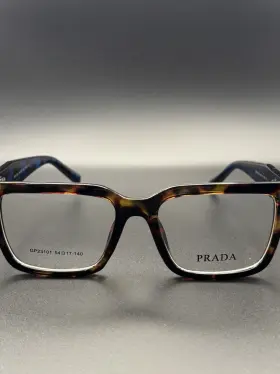 54-17-140 Prada Gp23101 Square Eyeglasses Tortoise Blue Full Rim Plastic
