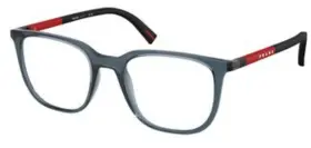 Czh1o1 Prada Linea Rossa 056262344736 Ps 04 Rv Transparent Blue Demo Lens Eyeglasses