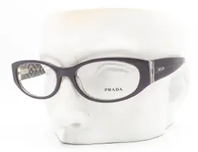 53-17-140 Prada Mat-1o1 Vpr 03p Eyeglasses Frames Glasses Violet Purple On Print