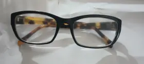 Nai-1o1 Prada 180 18 54 Black Medium Havana Eyeglasses 180va