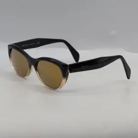 52-17-140 Prada Ofj-1o1 Vpr 01q Qfj-1o1 Eyeglasses Glasses Black / Brown Gradient Frames