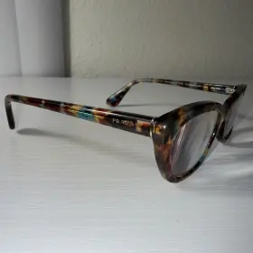 52-18-140 Prada Pdn-1o1 Eyeglasses Frames Only Vpr 03q Nag-1o1 Italy Tortoise Genuine