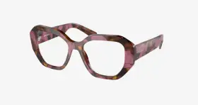 Pra07vf Prada Eyewear 18n1o1 54 Begonia Tortoise Optical Frame