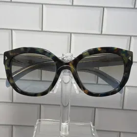 Ue1-4s2 Prada Spr12s Used 53mm Tortoise Opal Eyeglasses Sunglasses Italy