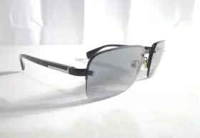 60-16-135 Prada Spr61n 1bo-9t1 Sun/eyeglasses Black Half Rim Inch Frame Only Italy