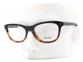51-17-140 Prada Tka-1o1 Vpr 05r Eyeglasses Glasses Black / Brown Tortoise