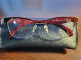 Uan-101 Prada Eyeglasses Frames Vpr 65r Purple Made In Italy 53 16