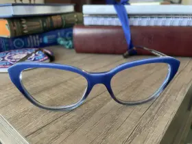 52-16-140 Prada Ufw-1o1 Eyeglasses Frames Only Vpr 28s Blue Made In Italy