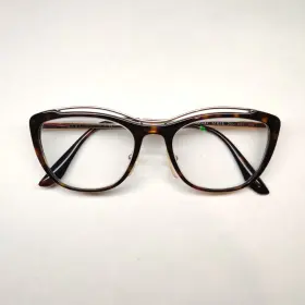 51-18-140 Prada Vpr-04v Italy Vpr 04v A2u-101 Havana/gold Full Rim Eyeglasses Frame