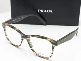 51-17-140 Prada Vpr-12t Vpr 12t Vao-1o1 Cateye Havana Frames Womens Eyeglasses