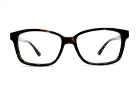 2au101 Prada Vpr01o Brown Amber Tortoise Gold Square Glasses Italy 54 16 140