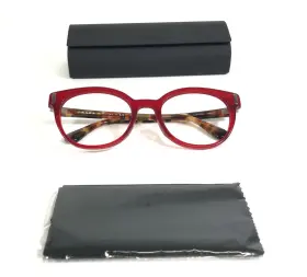 52-20-135 Prada Vpr06t Eyeglasses Frames Acb-1o1 Red Tortoise Cat Eye Full Rim