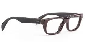 Dho-1o1 Prada Vpr11q 330 New 54mm Brown Thick Eyeglasses Frames Italy Unisex