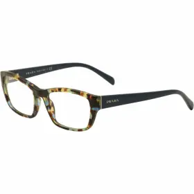 Prada Vpr18o Nag-1o1 52mm Havana Spotted Blue Eyeglasses Frames Only Italy