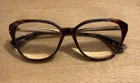 Ue0-1o1 Prada Vpr228s Authentic Glasses Violet Gold 52mm Frames Eyeglasses Rx