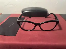 Vpr29r Prada Women S Black Eyeglasses Frames Case Italy Nice