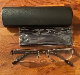 Prada Vpr53m Brown Eyeglass Frames. Vpr53m. Italy. Case Included. For Frames Only