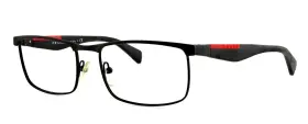 Dg0-1o1 Prada Vps54f Linea Rossa 53mm Black Eyeglasses Frames Only Italy