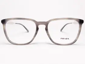 Vpr07u-f Prada Vyr-1o1 Mens Eyeglasses Frames Striped Black Rectangle 55/18 145