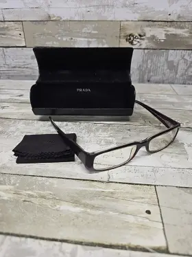 Zxn-1o1 Prada Zxb-1o1 Vpr 07m Purple Plum Eyeglasses Frames 51016 135 Italy Unisex