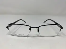 49-17-135 Prime P15607 Eyewear C3 Black Metal Half Rim Eyeglasses Frame Is17