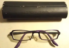 49-17-138 Prodesign Denmark 7349 C.3021 Purple Full Rim Frame For Parts Repair