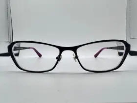53-16-135 Prodesign Denmark 1285 6031 Black Purple Authentic Vintage Frames Only