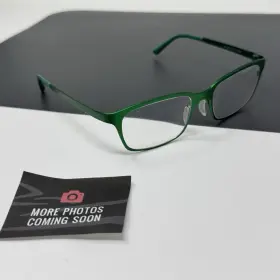 1292-9521 Prodesign Denmark 1292 9521 Green Rubberized Eyeglasses Frames 51-17 135 Japan