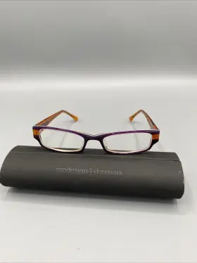 4629 Prodesign Denmark Prodesiqn Shiny Dark Orange/purple Eyeglasses With Case Frames Only