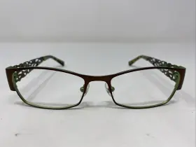 53-17-135 Prodesign Denmark C.5031 Japan 5141 Brown/mint Eyeglasses Frame D382 53-17-135 Prodesign Denmark C.5031 Japan 5141 Brown/mint Eyeglasses Frame D382