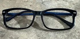 C.9022 Prodesign Denmark 3622 Black Blue Eyeglasses Frames 53-16-145-36mm G19
