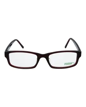 Pe0021oa-30000703-003 Puma Unisex Square/rectangle Red Transparent Fashion Designer Eyewear