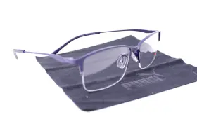 Pe01640a Puma New 003 Eyeglasses Blue Size 56 - 17 145