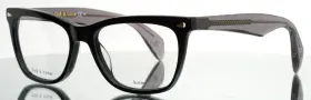52-17-140 Rag & Bone Rnb3001 And 08a Black Womens Semi Cat Eye Eyeglasses B 37