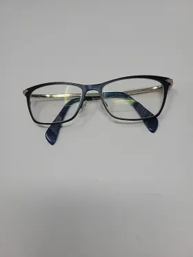 53-16-140 Rag & Bone Rnb3007 And Nuc Blue Matte/gold Eyeglasses Frame